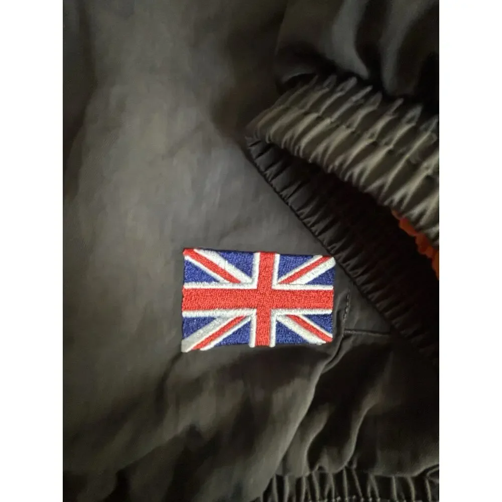 Hollister McLaren Formula 1 Team Zip-Up Jacket Black/Orange Size S